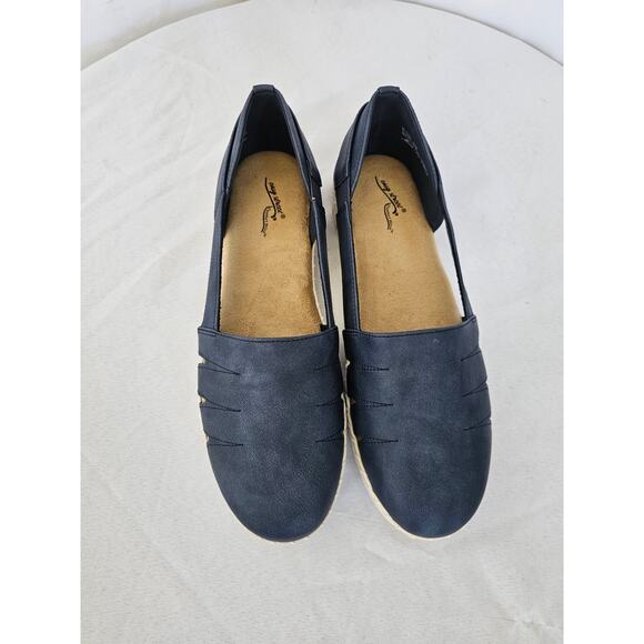 Easy Street Women's Bugsy Comfort Slip-on Flats Shoes Navy Size 9M NWT - Picture 3 of 8
